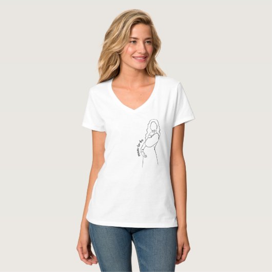 Mum-to-be T-shirt (Voorkant volledig)