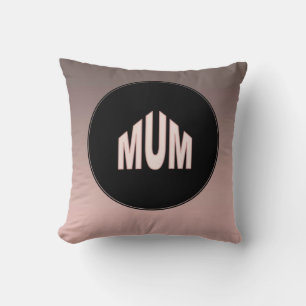 Mum. twee toonkussen kussen