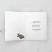 Mum Verjaardag Kaart - Zwanen (Binnen)