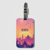 Mumbai Bagagelabel (Voorkant (verticaal))