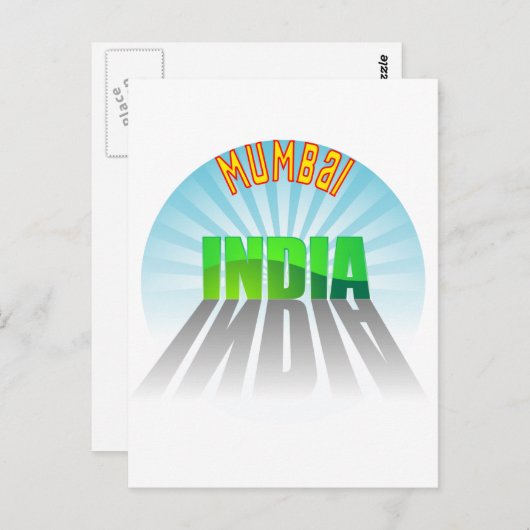 Mumbai Briefkaart (Voorkant / Achterkant)