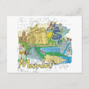 Mumbai Briefkaart