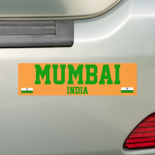 Mumbai Bumpersticker (Op auto)