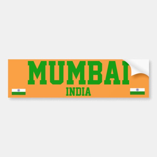 Mumbai Bumpersticker (Voorkant)
