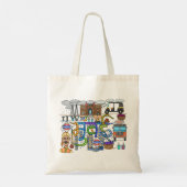 Mumbai City Doodle Tote Bag (Achterkant)