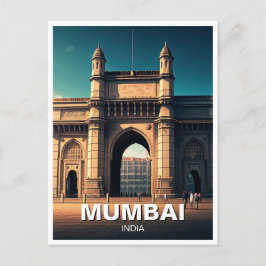Mumbai Gateway of India Reizen Souvenir Briefkaart