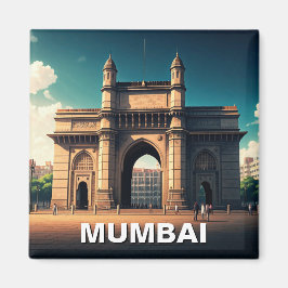 Mumbai Gateway of India Reizen Souvenir Magneet