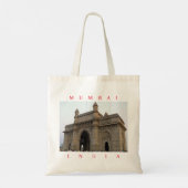 Mumbai Gateway of India uitzicht canvas tas (Achterkant)