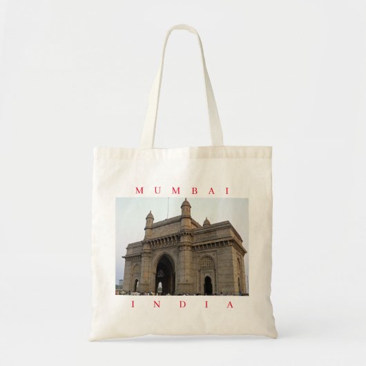 Mumbai Gateway of India uitzicht canvas tas (Voorkant)