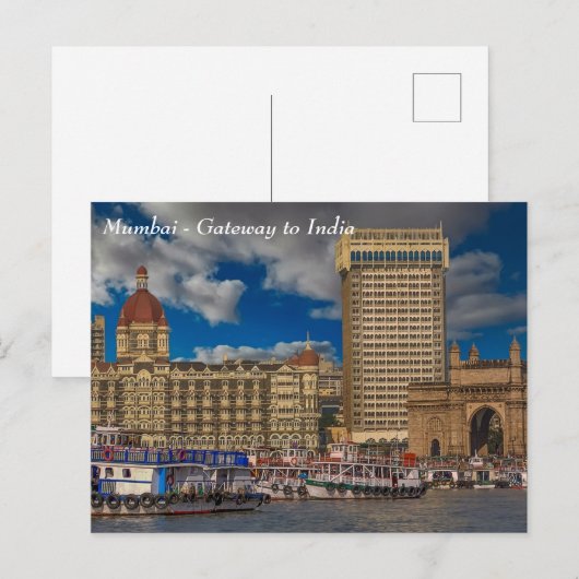 Mumbai - Gateway to India Briefkaart (Voorkant / Achterkant)