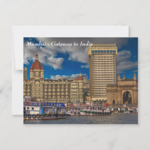 Mumbai - Gateway to India Briefkaart