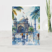 Mumbai in India Kaart (Voorkant)