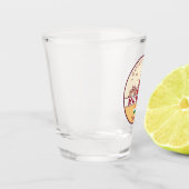 Mumbai India City Skyline Embleem Shot Glas (Links)
