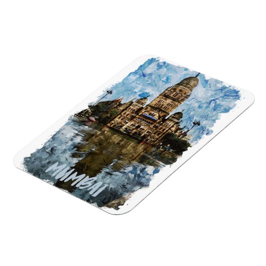 Mumbai India City Uitzicht Landmark Magneet (Linkerzijde)