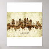 Mumbai India Cityscape Poster (Voorkant)