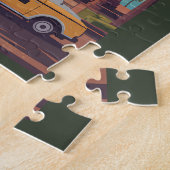 Mumbai India Gateway of India Illustratie Reizen Legpuzzel (Zijkant)