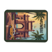 Mumbai India Gateway of India Illustratie Reizen Magneet (Horizontaal)