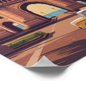 Mumbai India Gateway of India Illustratie Reizen Poster (Hoek)