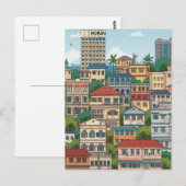 Mumbai India Reizen Briefkaart (Voorkant / Achterkant)