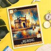 Mumbai, India | schilderij Briefkaart