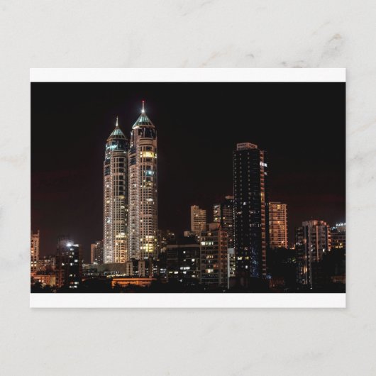 Mumbai India Skyline Briefkaart (Voorkant)