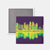 Mumbai India Skyline Magneet (Voorkant / Achterkant)
