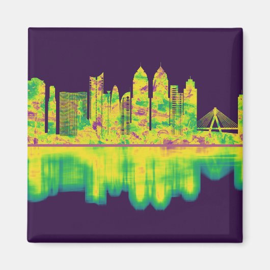 Mumbai India Skyline Magneet (Voorkant)