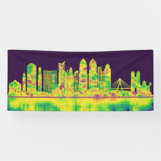 Mumbai India Skyline Spandoek (Horizontaal)
