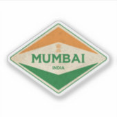 Mumbai India  Sticker (Voorkant)