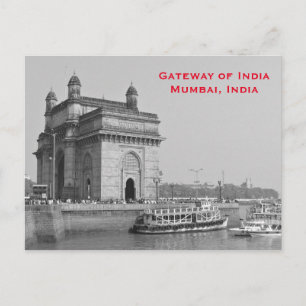Mumbai India:  toerisme: toevoeging Briefkaart