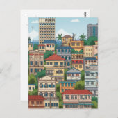 Mumbai India Travel Briefkaart (Voorkant / Achterkant)