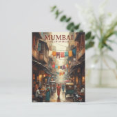 Mumbai Reis Souvenir Briefkaart (Staand voorkant)