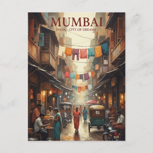 Mumbai Reis Souvenir Briefkaart (Voorkant)