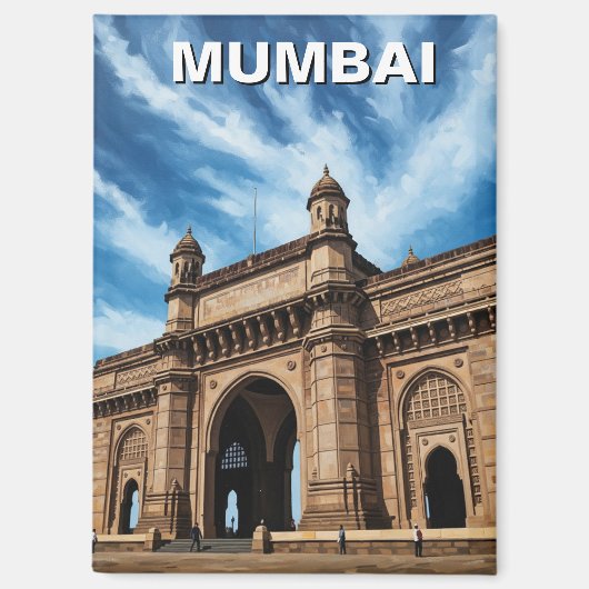 Mumbai Reis Souvenir Magneet (Voorkant)