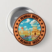 Mumbai Ronde Button 7,6 Cm (Voorkant /achterkant)