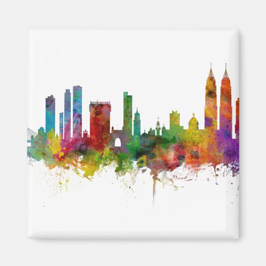 Mumbai Skyline India Bombay Magneet (Voorkant)