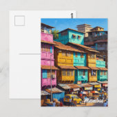 Mumbai Souvenir Briefkaart (Voorkant / Achterkant)