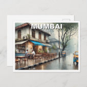 Mumbai Streetview Reissouvenir Briefkaart (Voorkant / Achterkant)