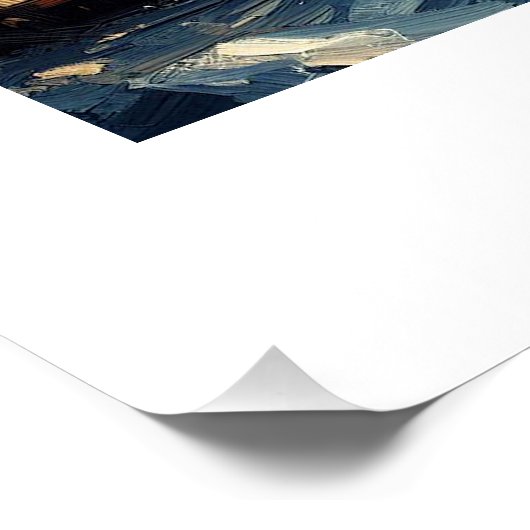 Mumbai Trans Harbour Bridge Perfect Poster (Hoek)