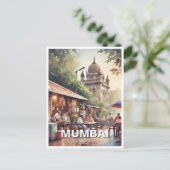 Mumbai Travel Souvenir Briefkaart (Staand voorkant)