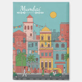 Mumbai Travel Souvenir Magneet (Voorkant)