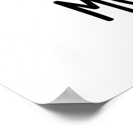 Mumble bee Funny Insect Pun Poster (Hoek)