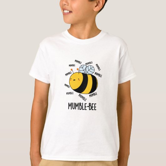 Mumble bee Funny Insect Pun T-shirt (Voorkant)