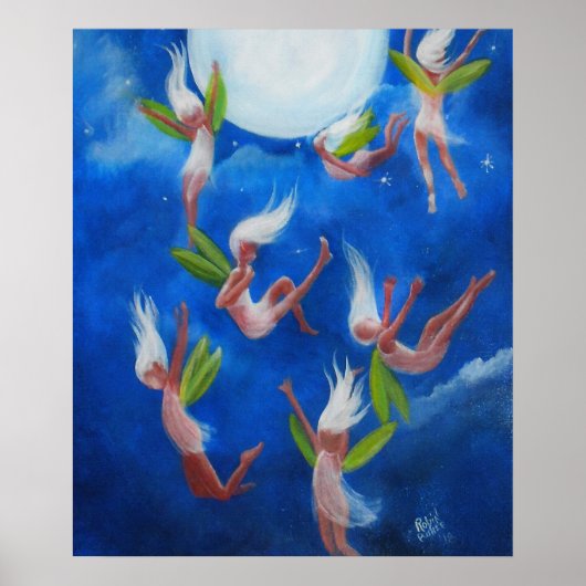 Mumbling Fairies voor plezier Poster (Voorkant)