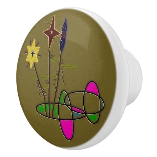 "Mumbo Jumbo"-keramische knop (Rechts)