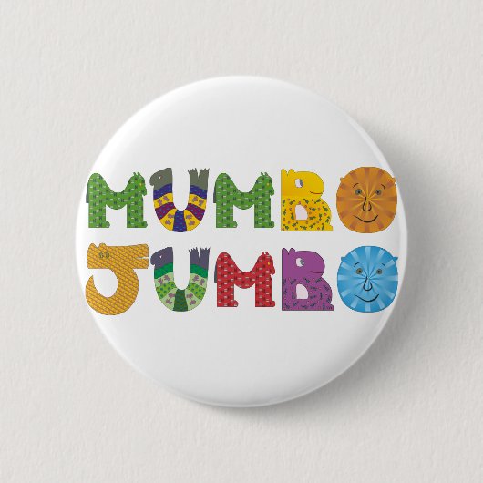 Mumbo Jumbo Ronde Button 5,7 Cm (Voorkant)