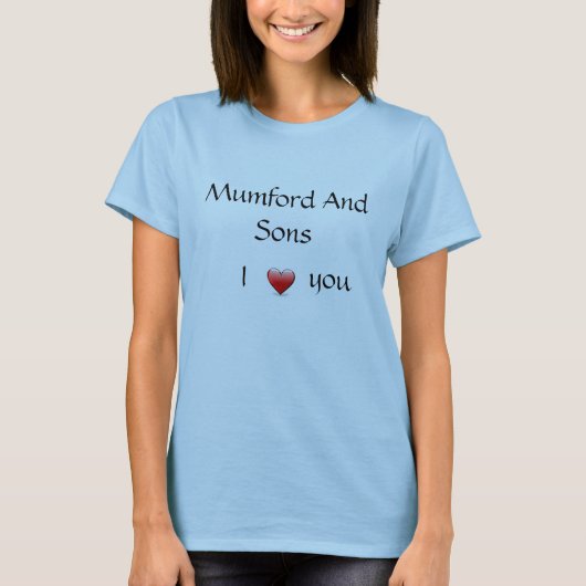 Mumford en Sons T-shirt (Voorkant)