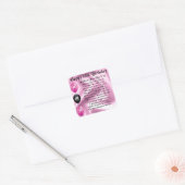 Mumgedicht - 60e verjaardag vierkante sticker (Envelop)