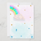 Mumicorn verjaardagsuitnodiging Magical unicorn gi Kaart (Achterkant)