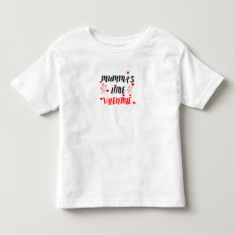 Mumma's Little Valentijn Peuter T-shirt - Schattig